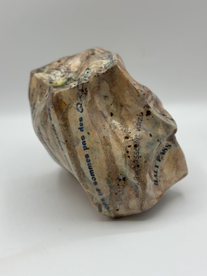 LE COVID, VAGUE VIRALE OU VAGUE DE HAINE. Céramiques. 2023